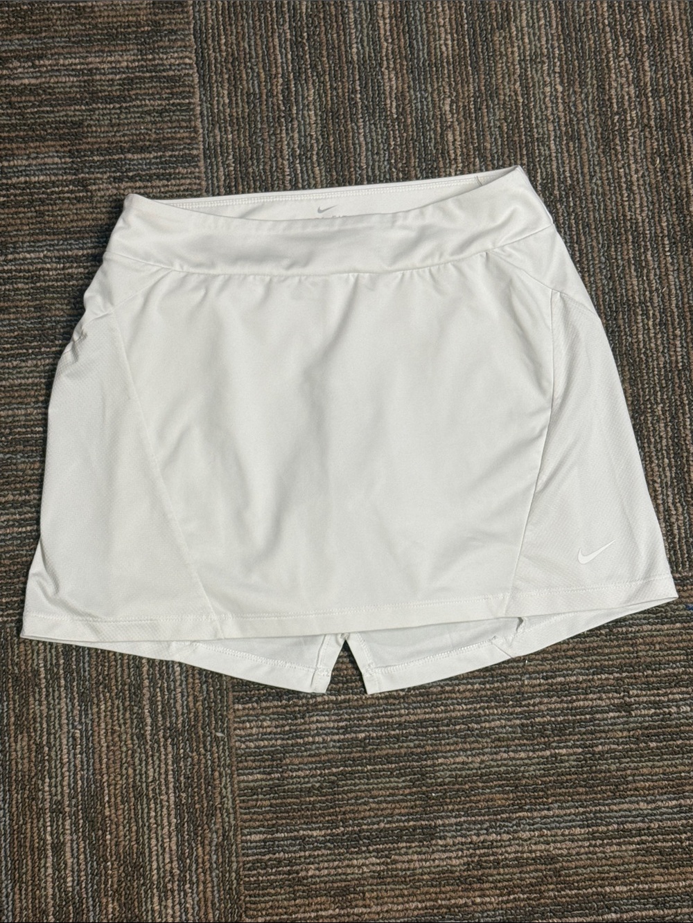 Nike White Women's Athletic Skort with Built-In Shorts